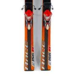 156cm Blizzard Magnesium World Cup GS Skis + Marker Comp 12 Bindings And Power Plate | USED -Skis Sales 156 Bl Ma Gs M 12 5