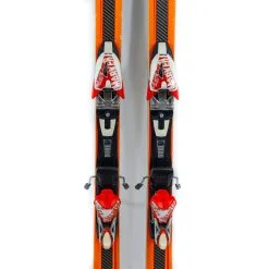156cm Blizzard Magnesium World Cup GS Skis + Marker Comp 12 Bindings And Power Plate | USED -Skis Sales 156 Bl Ma Gs M 12 6