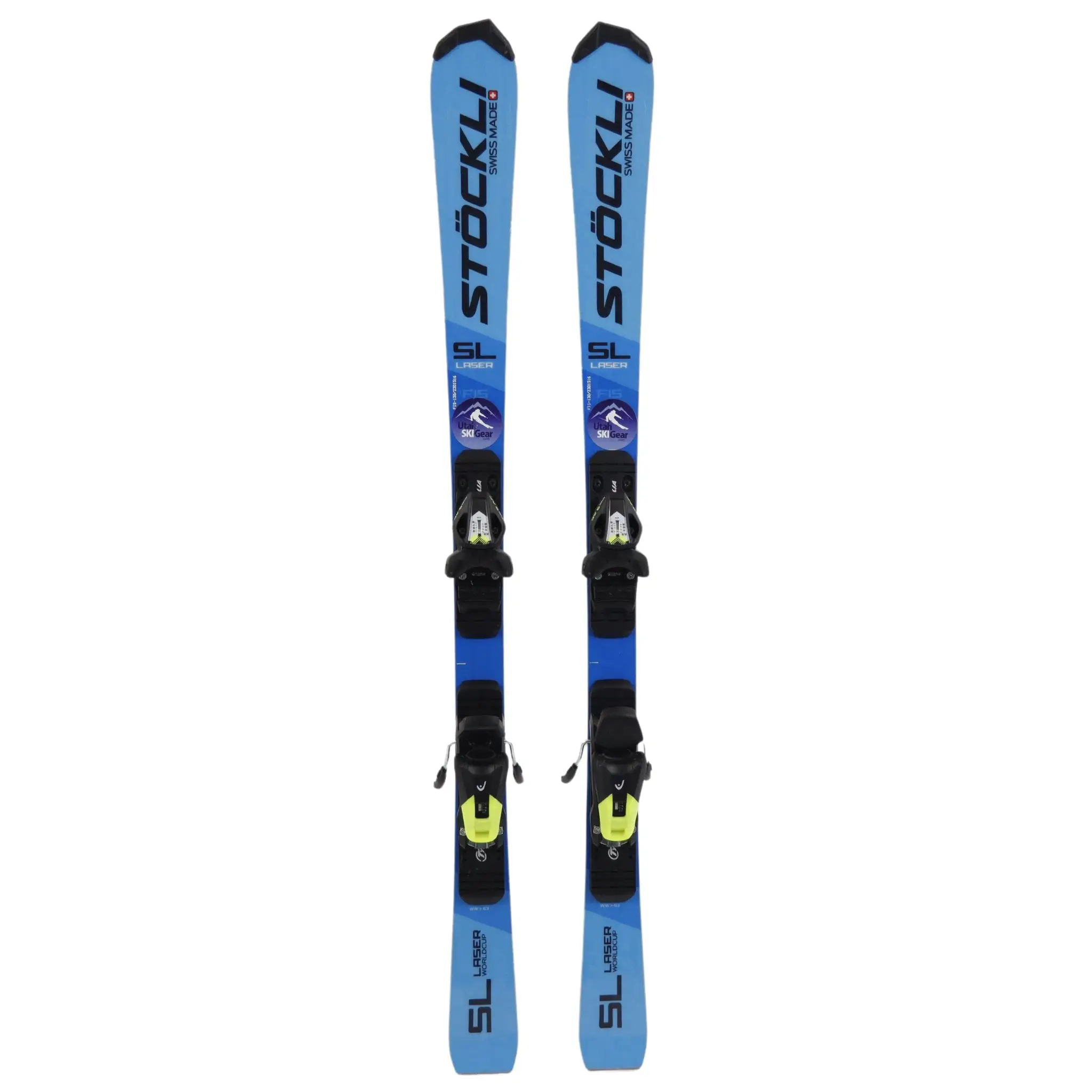 Stockli Laser SL FIS Junior 130cm + Head Bindings-2023-USED 3 Stockli Laser SL FIS Junior 130cm + Head Bindings-2023-USED