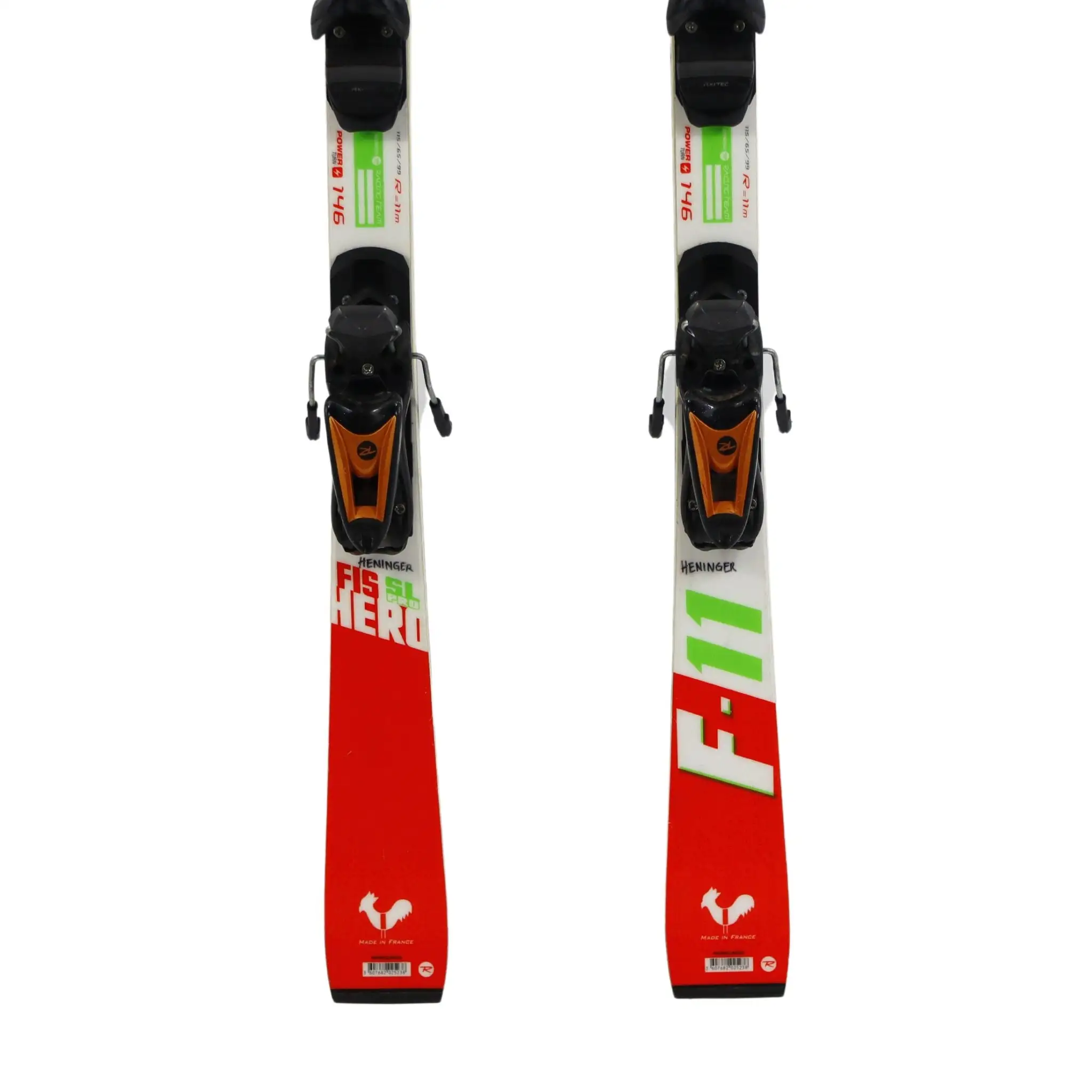 Rossignol Hero Jr Fis SL Pro 146cm Ski + Rossignol Jr Bindings- USED 7 Rossignol Hero Jr Fis SL Pro 146cm Ski + Rossignol Jr Bindings- USED - Image 5