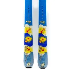 161cm K2 Shes Piste Tele Skis - Flat, Drilled Once - USED -Skis Sales K2 Shes Piste 6