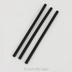 3 X 8mm Wintersteiger P-tex Drip Candles -- Black