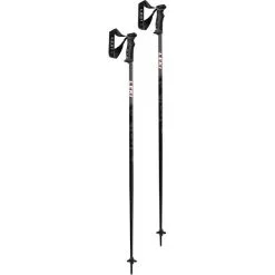 Leki QNTM Aluminum All Mountain Alpine Ski Poles | Red - DISCONTINUED