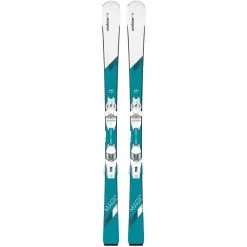 Elan White Magic Womens LS Skis W/ ELW 9.0 Shift Binding - 2022